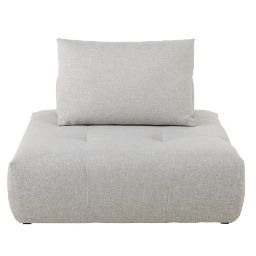 Light Grey Armless Chair Nomad