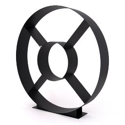 Bibliothèque / Séparateur de pièces Design BOUNCE Noir