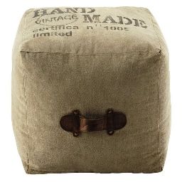 MARSHALL - recycled fabric pouffe