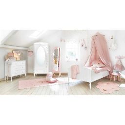 SONGE Pink Wool Cloud Rug 130 x 75 cm