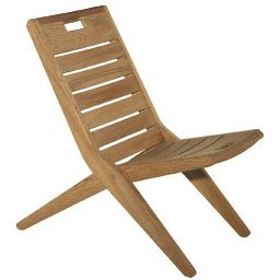 Chaise pliante basse Positano