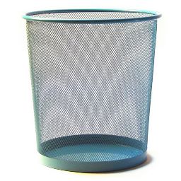 Corbeille à papier TURQUOISE