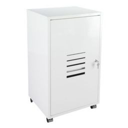 Poppy Casier en acier blanc
