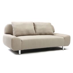 Canapé convertible design beige TULSA