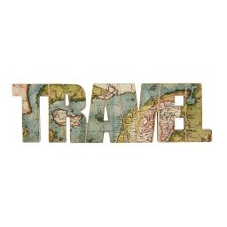 World Map Print Word Wall Art W 80 cm