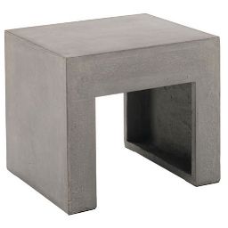 BETON:TABOURET GRIS