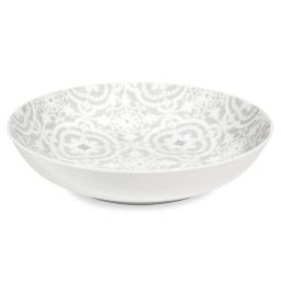 CHAMBORD grey porcelain soup plate