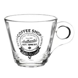 COFFEE SHOP Glass Coffee Cup