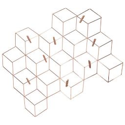 MODERN COPPER metal photo memo board 48 x 64 cm