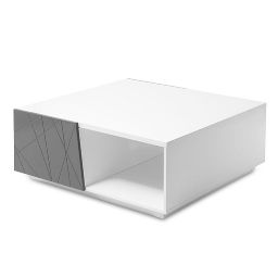 0Table basse design grise ALESSIA