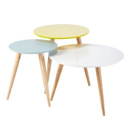 Nest of Vintage Tables Fjord