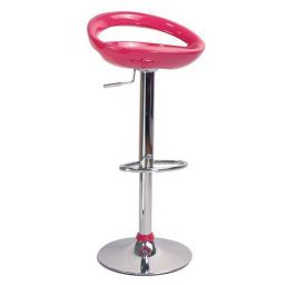 Tabouret de bar / cuisine rose moderne COMET (lot de 2)