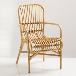 Fauteuil en canne de rotin, Malu