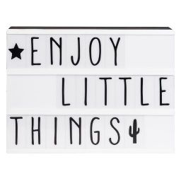 LIGHTBOX A4 Light Box with Message