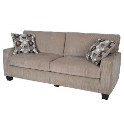 Serta Santa Cruz Sofa in Platinum Fabric