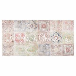 VIE DE BOHEME cement tile motif canvas 60 x 120 cm