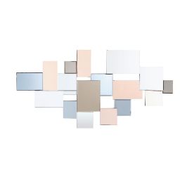 Copper and Smoked Glass Mirrors 140 x 71 cm