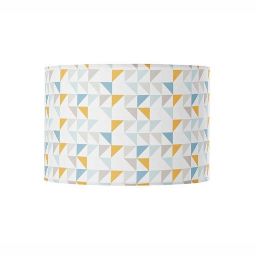 GASTON -electric triangle motif pendant D 35 cm