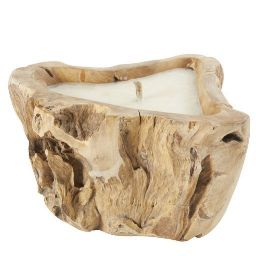 Teak Candle