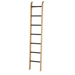 VERSAILLES - Solid Oak Bookcase Decorative Ladder