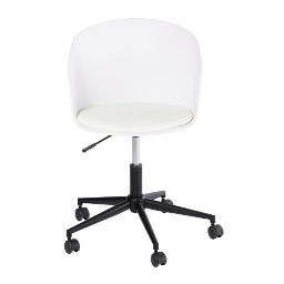 White Vintage Office Chair Calvin