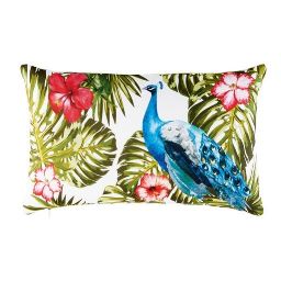 Outdoor Cushion with Tropical Print 30x50