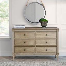Hetzel 6 Drawer Double Dresser