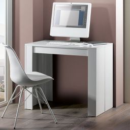 GOOMY Console Extensible Blanche 45 à 225 cm
