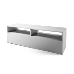 Meuble TV Design Laqué COLORED Blanc