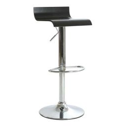 Tabouret de bar / cuisine en bois noir SURF
