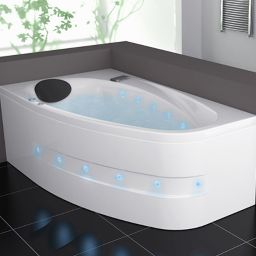 Baignoire Balnéo Sargas 160 x 90 cm gauche