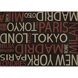 Words Tapis 120x170cm NOIR