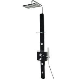 Colonne de douche Slim noire