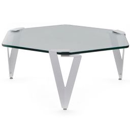 Hexag Coffee Table Glass