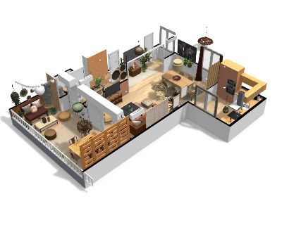 Projet ethnique HBM + terrasse