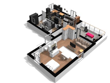 Réhaussement des combles-agrandissement maison . lb
