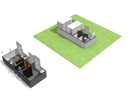 CONTAINERISED ABLUTIONS BLOCK