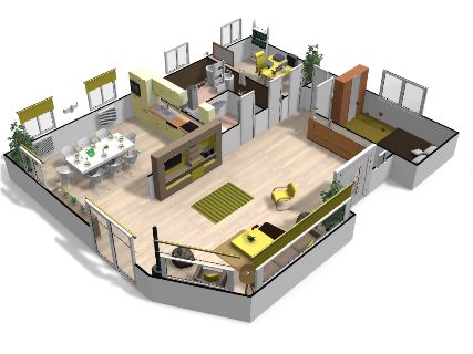 house in green